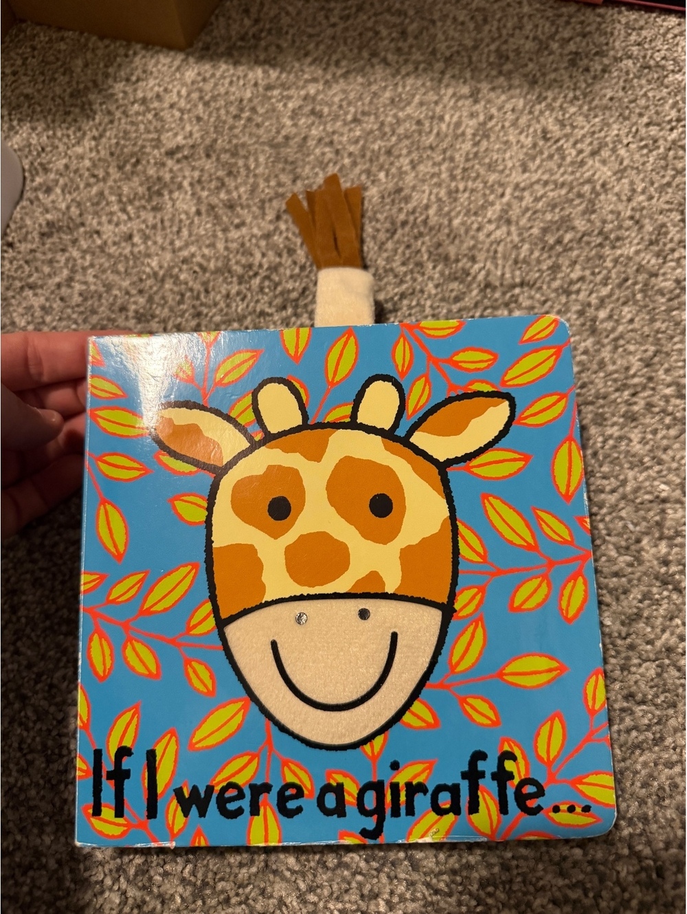 Jelly cat If I Were a Giraffe Interactive Children's Board Book